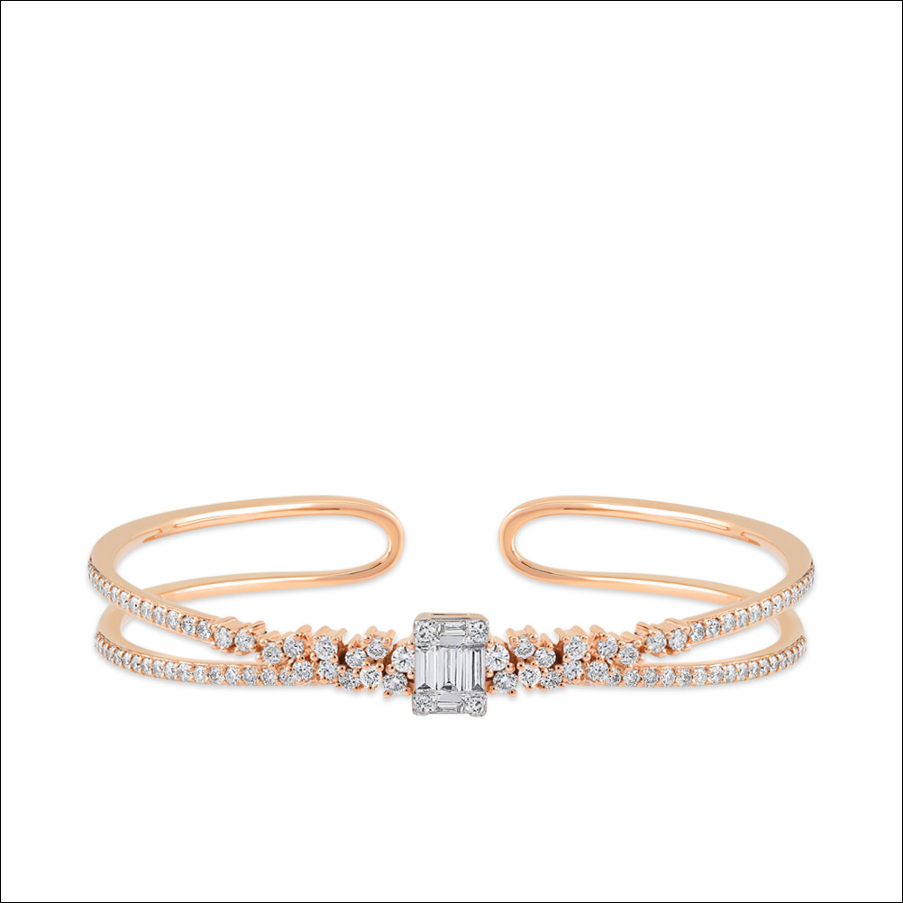 1,80ct Baguette Diamond Bangle